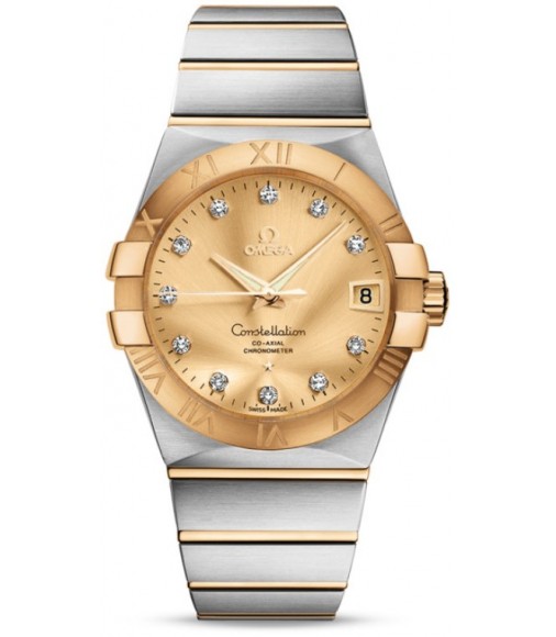 Omega Constellation Chronometer 38mm Watch Replica 123.20.38.21.58.001