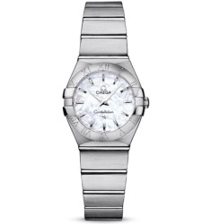 Omega Constellation Brushed Quarz Mini Watch Replica 123.10.24.60.05.001