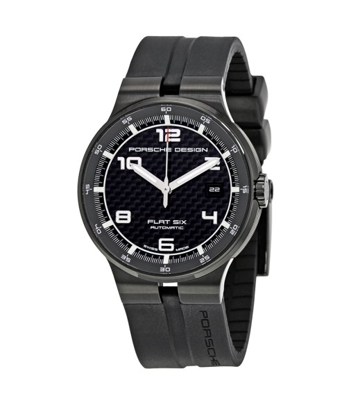 Porsche Design P6351 Flat Six Black Dial Automatic Mens Watch