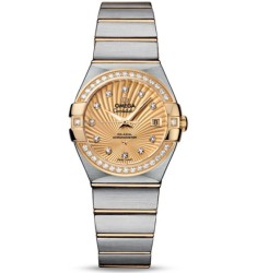 Omega Constellation Brushed Chronometer Watch Replica 123.25.27.20.58.001