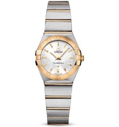 Omega Constellation Brushed Quarz Mini Watch Replica 123.20.24.60.02.002