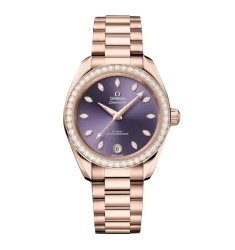 Omega Seamaster Aqua Terra Shades 34mm Ladies Watch Purple O22055342060001